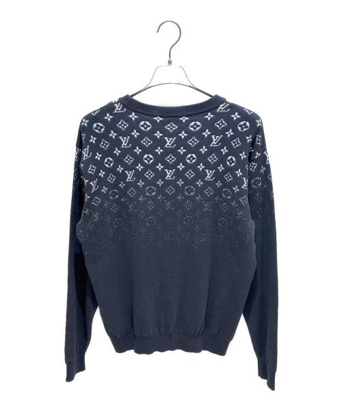 LOUIS VUITTON（ルイ ヴィトン）LOUIS VUITTON (ルイ ヴィトン) グラディエントモノグラム ニット/RM241Q USO HQN42W グレー サイズ:Sの古着・服飾アイテム
