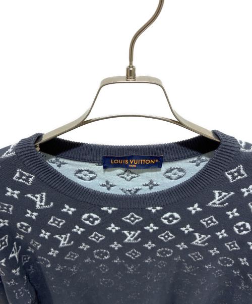LOUIS VUITTON（ルイ ヴィトン）LOUIS VUITTON (ルイ ヴィトン) グラディエントモノグラム ニット/RM241Q USO HQN42W グレー サイズ:Sの古着・服飾アイテム
