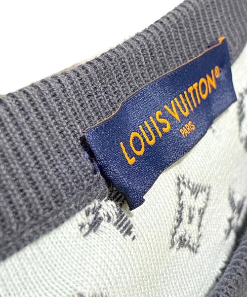 LOUIS VUITTON（ルイ ヴィトン）LOUIS VUITTON (ルイ ヴィトン) グラディエントモノグラム ニット/RM241Q USO HQN42W グレー サイズ:Sの古着・服飾アイテム
