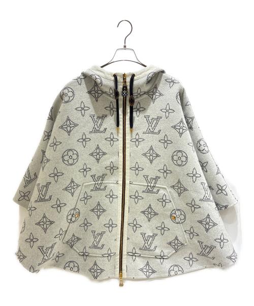 LOUIS VUITTON（ルイ ヴィトン）LOUIS VUITTON (ルイ ヴィトン) Reversible Mahina Monogram PonchoリバーシブルマヒナモノグラムポンチョRW231W R90 FOCO05 グレー サイズ:FREEの古着・服飾アイテム