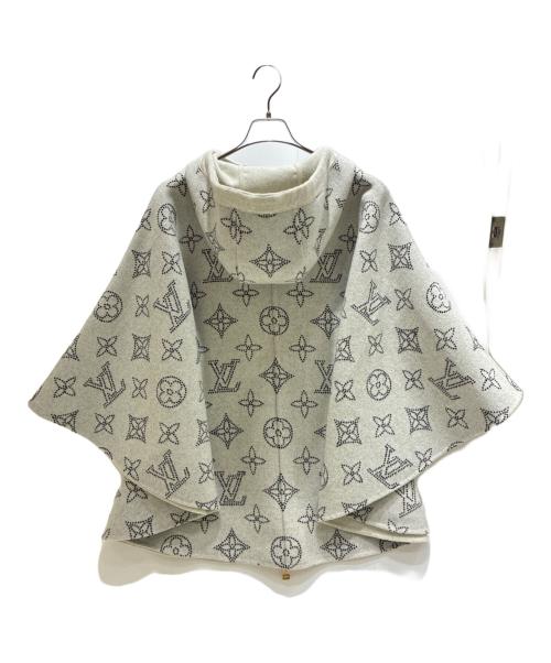 LOUIS VUITTON（ルイ ヴィトン）LOUIS VUITTON (ルイ ヴィトン) Reversible Mahina Monogram PonchoリバーシブルマヒナモノグラムポンチョRW231W R90 FOCO05 グレー サイズ:FREEの古着・服飾アイテム