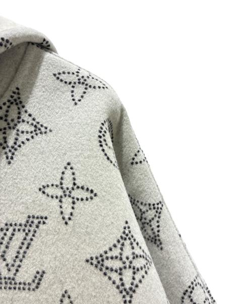 LOUIS VUITTON（ルイ ヴィトン）LOUIS VUITTON (ルイ ヴィトン) Reversible Mahina Monogram PonchoリバーシブルマヒナモノグラムポンチョRW231W R90 FOCO05 グレー サイズ:FREEの古着・服飾アイテム