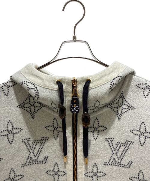LOUIS VUITTON（ルイ ヴィトン）LOUIS VUITTON (ルイ ヴィトン) Reversible Mahina Monogram PonchoリバーシブルマヒナモノグラムポンチョRW231W R90 FOCO05 グレー サイズ:FREEの古着・服飾アイテム