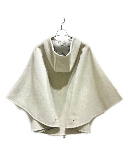 LOUIS VUITTON（ルイ ヴィトン）LOUIS VUITTON (ルイ ヴィトン) Reversible Mahina Monogram PonchoリバーシブルマヒナモノグラムポンチョRW231W R90 FOCO05 グレー サイズ:FREEの古着・服飾アイテム
