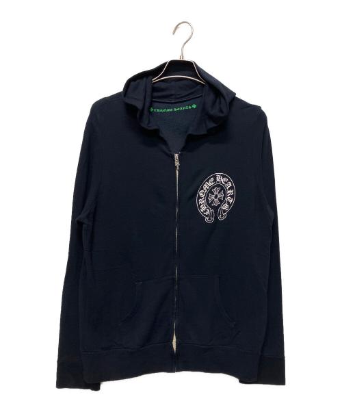 CHROME HEARTS（クロムハーツ）CHROME HEARTS (クロムハーツ) グラフィックダガージップパーカー ネイビー サイズ:Mの古着・服飾アイテム