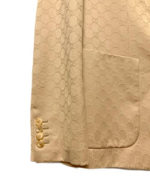 GUCCI（グッチ）GUCCI (グッチ) GGスプリームパターンブレザー ベージュ サイズ:-の古着・服飾アイテム
