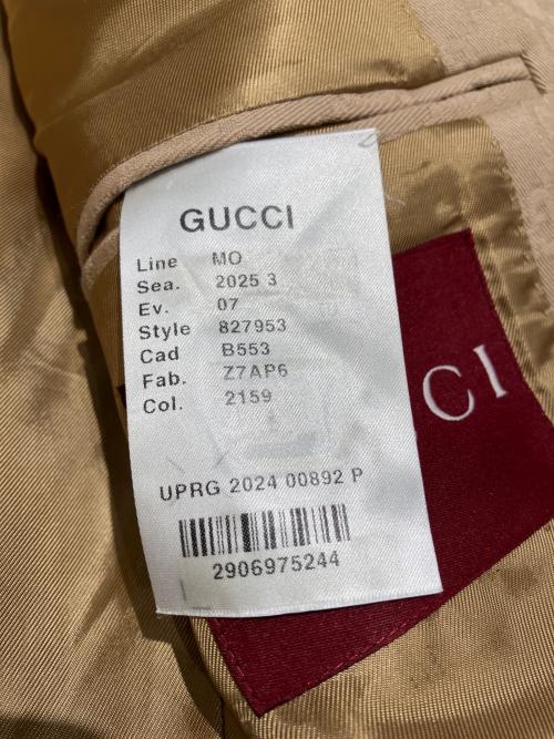 GUCCI（グッチ）GUCCI (グッチ) GGスプリームパターンブレザー ベージュ サイズ:-の古着・服飾アイテム
