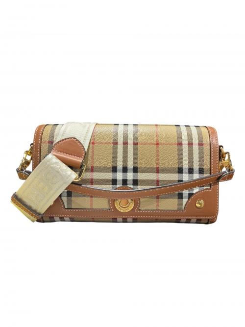 BURBERRY（バーバリー）BURBERRY (バーバリー) トップハンドルノートバッグ/8066165 ベージュ×ブラウン サイズ:-の古着・服飾アイテム