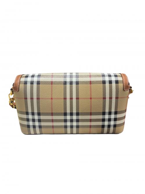 BURBERRY（バーバリー）BURBERRY (バーバリー) トップハンドルノートバッグ/8066165 ベージュ×ブラウン サイズ:-の古着・服飾アイテム