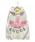 GUCCI（グッチ）の古着「ロゴパーカー」｜ホワイト×ピンク