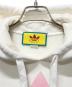 中古・古着 GUCCI (グッチ) adidas (アディダス) ロゴパーカー ホワイト×ピンク サイズ:XS：50000円