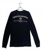 CHROME HEARTSクロムハーツ）の古着「ロゴロングスリーブカットソー」｜ブラック