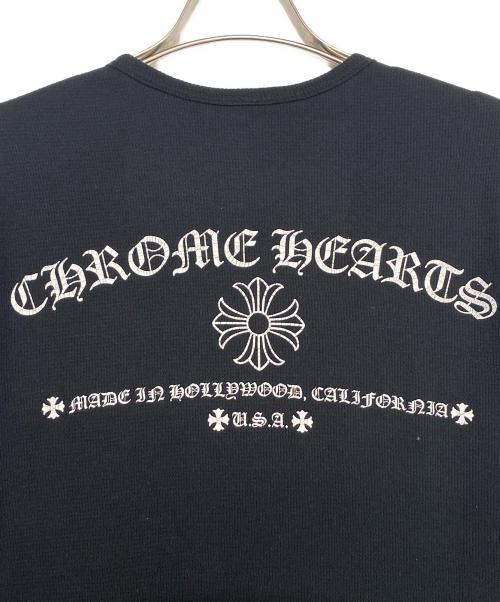 CHROME HEARTS（クロムハーツ）CHROME HEARTS (クロムハーツ) ロゴロングスリーブカットソー ブラック サイズ:Mの古着・服飾アイテム