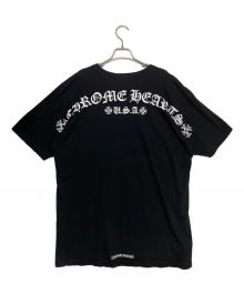 CHROME HEARTS（クロムハーツ）の古着「ARCH LOGO SCROLL RABEL USA PRINT TEE」｜ブラック