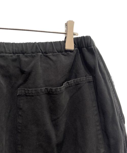 COMOLI（コモリ）COMOLI (コモリ) 製品染 ドローストリングパンツ ブラック サイズ:3の古着・服飾アイテム