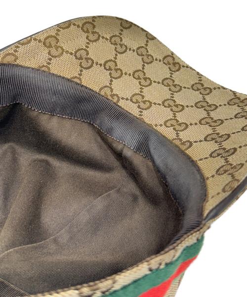 GUCCI（グッチ）GUCCI (グッチ) GGキャンバスロゴキャップ ベージュの古着・服飾アイテム