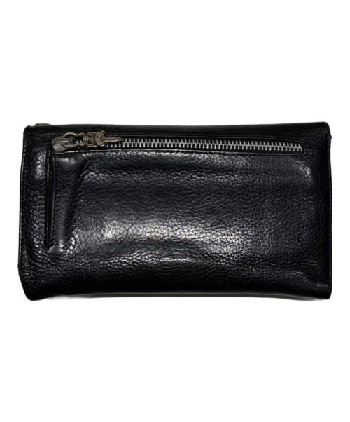 CHROME HEARTS（クロムハーツ）CHROME HEARTS (クロムハーツ) ウェーブウォレット ブラックの古着・服飾アイテム