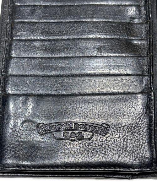 CHROME HEARTS（クロムハーツ）CHROME HEARTS (クロムハーツ) ウェーブウォレット ブラックの古着・服飾アイテム