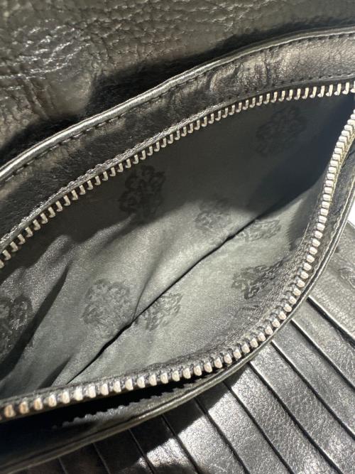 CHROME HEARTS（クロムハーツ）CHROME HEARTS (クロムハーツ) ウェーブウォレット/クロスボタン ブラックの古着・服飾アイテム