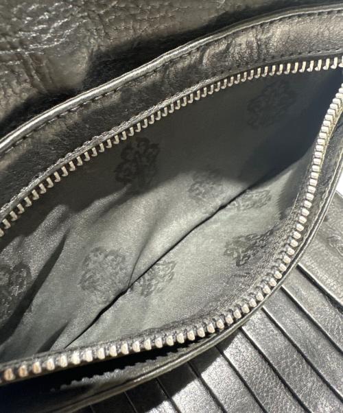 CHROME HEARTS（クロムハーツ）CHROME HEARTS (クロムハーツ) ウェーブウォレット ブラックの古着・服飾アイテム