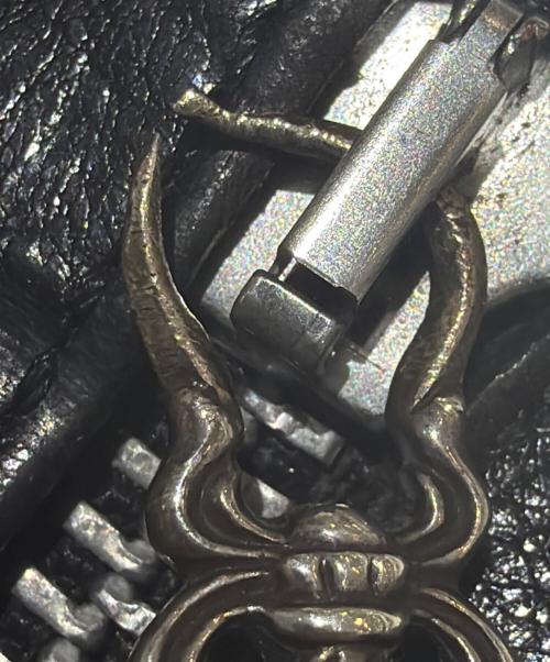 CHROME HEARTS（クロムハーツ）CHROME HEARTS (クロムハーツ) ウェーブウォレット ブラックの古着・服飾アイテム