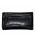 CHROME HEARTS (クロムハーツ) ウェーブウォレット/クロスボタン ブラック：180000円