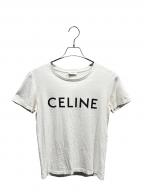 CELINEセリーヌ）の古着「ロゴTシャツ/2X314916G」｜ホワイト