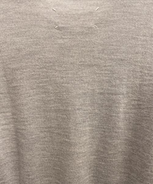 Maison Margiela（メゾンマルジェラ）Maison Margiela (メゾンマルジェラ) エルボーパッチニット グレー サイズ:Mの古着・服飾アイテム