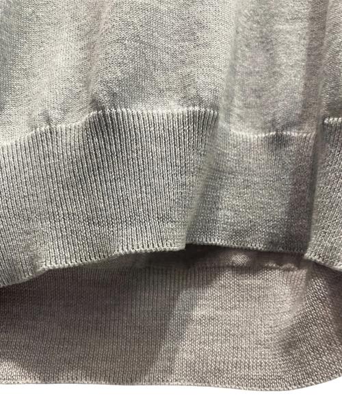 Maison Margiela（メゾンマルジェラ）Maison Margiela (メゾンマルジェラ) エルボーパッチニット グレー サイズ:Mの古着・服飾アイテム