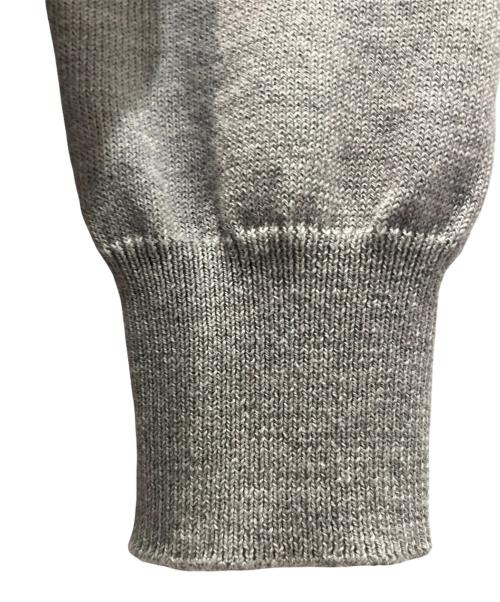Maison Margiela（メゾンマルジェラ）Maison Margiela (メゾンマルジェラ) エルボーパッチニット グレー サイズ:Mの古着・服飾アイテム