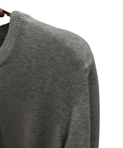 Maison Margiela（メゾンマルジェラ）Maison Margiela (メゾンマルジェラ) エルボーパッチニット グレー サイズ:Mの古着・服飾アイテム