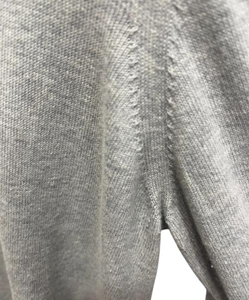 Maison Margiela（メゾンマルジェラ）Maison Margiela (メゾンマルジェラ) エルボーパッチニット グレー サイズ:Mの古着・服飾アイテム