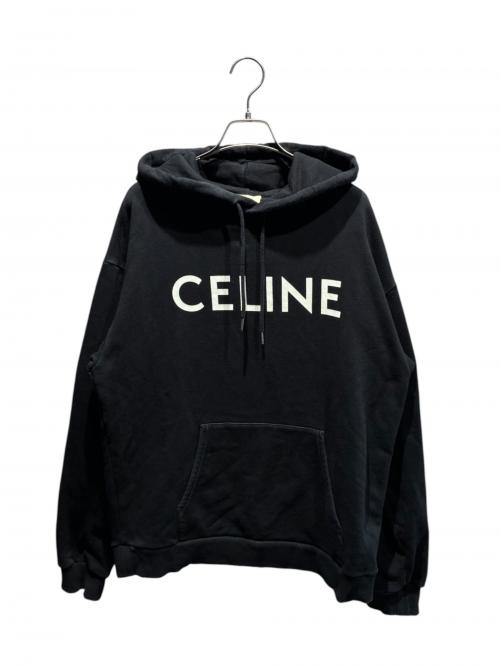 CELINE（セリーヌ）CELINE (セリーヌ) ロゴパーカー/2Y321052H ブラック サイズ:Lの古着・服飾アイテム