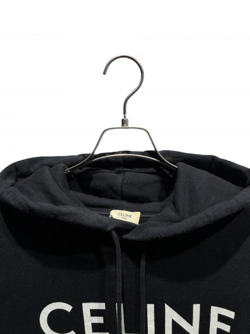 CELINE（セリーヌ）CELINE (セリーヌ) ロゴパーカー/2Y321052H ブラック サイズ:Lの古着・服飾アイテム