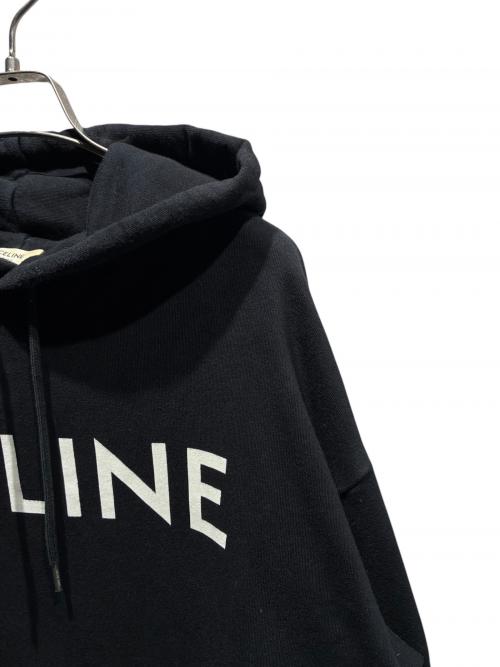 CELINE（セリーヌ）CELINE (セリーヌ) ロゴパーカー/2Y321052H ブラック サイズ:Lの古着・服飾アイテム