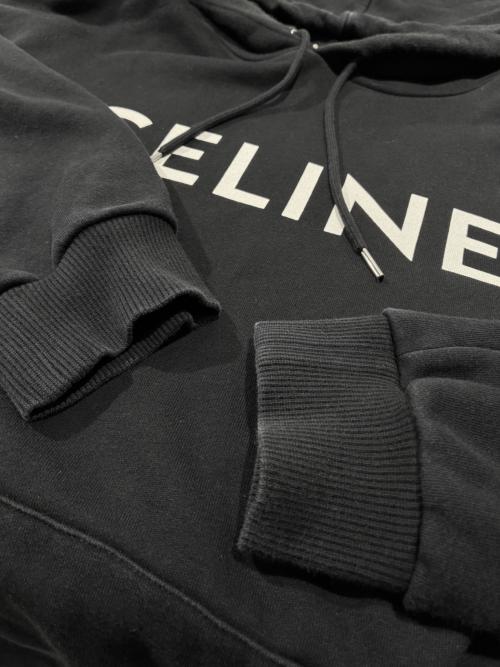 CELINE（セリーヌ）CELINE (セリーヌ) ロゴパーカー/2Y321052H ブラック サイズ:Lの古着・服飾アイテム