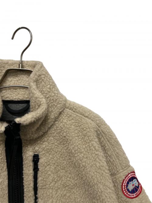 CANADA GOOSE（カナダグース）CANADA GOOSE (カナダグース) Simcoe Zip Up Sweater Kind High Pile Fleece(シムコー ジップアップ セーター カインド ハイパイル フリース) ホワイト サイズ:Mの古着・服飾アイテム