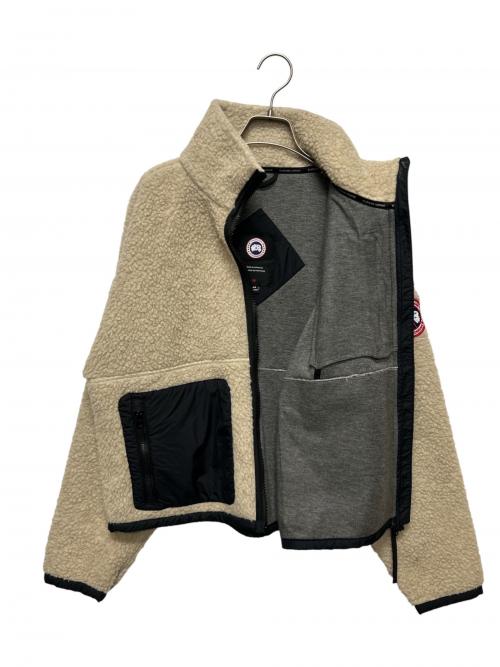 CANADA GOOSE（カナダグース）CANADA GOOSE (カナダグース) Simcoe Zip Up Sweater Kind High Pile Fleece(シムコー ジップアップ セーター カインド ハイパイル フリース) ホワイト サイズ:Mの古着・服飾アイテム