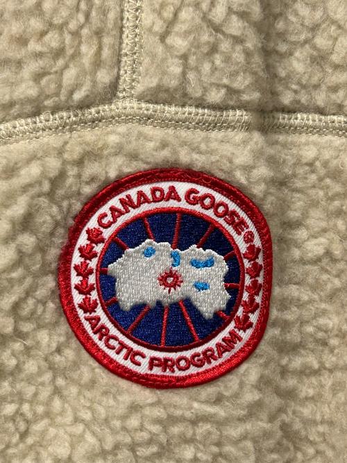 CANADA GOOSE（カナダグース）CANADA GOOSE (カナダグース) Simcoe Zip Up Sweater Kind High Pile Fleece(シムコー ジップアップ セーター カインド ハイパイル フリース) ホワイト サイズ:Mの古着・服飾アイテム