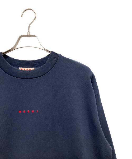 MARNI（マルニ）MARNI (マルニ) コンパクトロゴスウェット ネイビー サイズ:48の古着・服飾アイテム