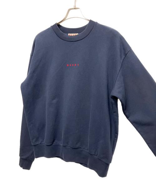 MARNI（マルニ）MARNI (マルニ) コンパクトロゴスウェット ネイビー サイズ:48の古着・服飾アイテム