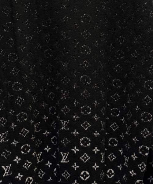 LOUIS VUITTON（ルイ ヴィトン）LOUIS VUITTON (ルイ ヴィトン) グラディエントモノグラム クルーネック ニット ブラック サイズ:Mの古着・服飾アイテム