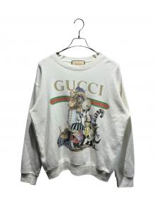 GUCCI（グッチ）の古着「JAPAN EXCLUSIVE プリント スウェット」｜ホワイト