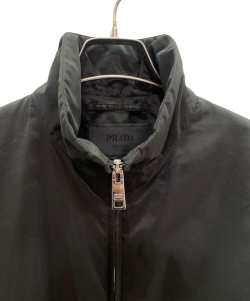 PRADA（プラダ）PRADA (プラダ) 19AW Metal Triangle Logo Nylon Jacket メタルトライアングルロゴ ナイロンジャケット/SGH278 R132 1060 ブラック サイズ:46の古着・服飾アイテム