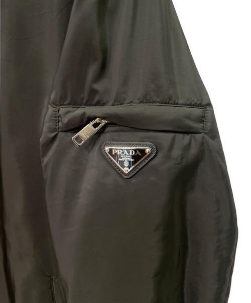 PRADA（プラダ）PRADA (プラダ) 19AW Metal Triangle Logo Nylon Jacket メタルトライアングルロゴ ナイロンジャケット/SGH278 R132 1060 ブラック サイズ:46の古着・服飾アイテム