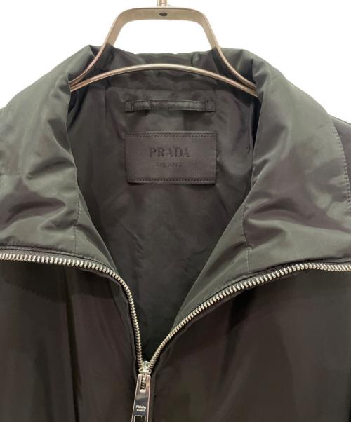PRADA（プラダ）PRADA (プラダ) 19AW Metal Triangle Logo Nylon Jacket メタルトライアングルロゴ ナイロンジャケット/SGH278 R132 1060 ブラック サイズ:46の古着・服飾アイテム