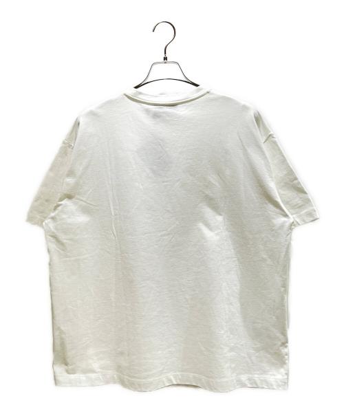 PRADA（プラダ）PRADA (プラダ) トライアングルロゴTシャツ/3558A S211 10UP ホワイト サイズ:Sの古着・服飾アイテム