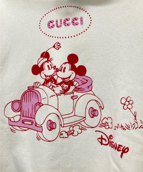 GUCCI（グッチ）GUCCI (グッチ) DISNEY (ディズニー) GUCCI×Disney プリントスウェット ホワイト サイズ:XSの古着・服飾アイテム