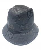GUCCIグッチ）の古着「GG Canvas Bucket Hat/GGキャンバスバケットハット/727563」｜ブラック