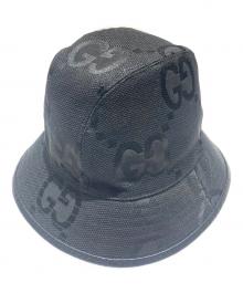 GUCCI（グッチ）の古着「GG Canvas Bucket Hat/GGキャンバスバケットハット/727563」｜ブラック
